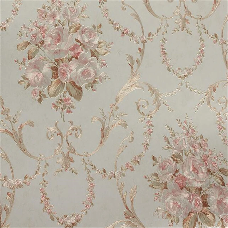 

High-end European-style wallpaper papel de parede wallpaper the living room backdrop stereoscopic 3D relief non-woven wallpaper