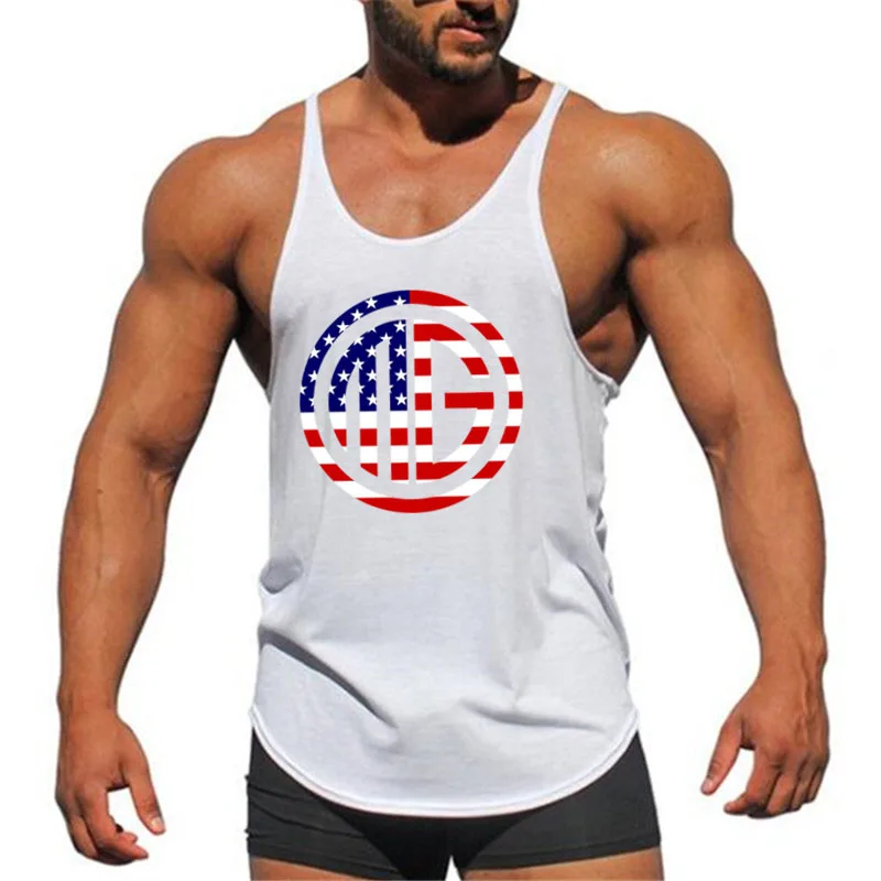 Muscleguys Стрингер топ на бретелях одежда жилет для бодибилдинга и фитнеса Мужская