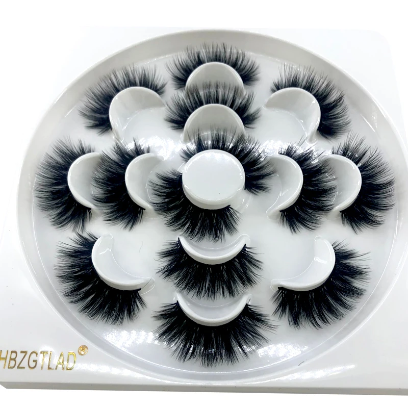 

HBZGTLAD 7 pairs natural false eyelashes fake lashes long makeup 3d mink lashes eyelash extension mink eyelashes for beauty