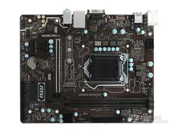 Новый оригинальный материнская плата для MSI B250M PRO-V LGA 1151 DDR4 32 ГБ USB2.0 USB3.1 VGA DVI A88 рабочего Материнская плата