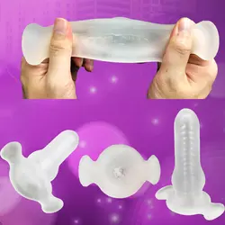 100% силикон анальный плагин кожу анальный фаллоимитатор взрослые игрушки для мужчин, анальные шарики продукты секса Анальная пробка