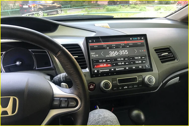 Cheap Android 9.0 Octa Core Car dvd Video headUnit dvd For Honda Civic 2006-2011 Capacitive screen 1024 *600 RDS radio wifi  bluetooth 5