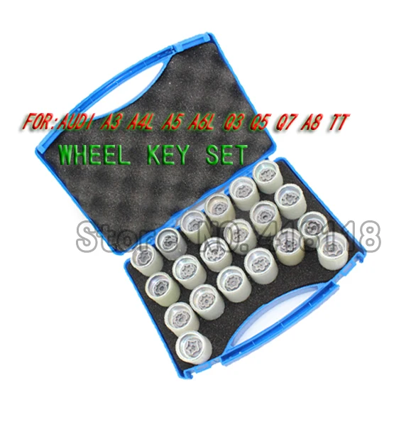 Buy Master Wheel Lock Key Set For AUDI A3 A4L A5 A6L Q3 Q5 Q7 A8 TT from