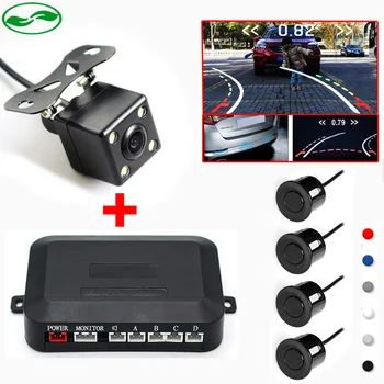 

Car Video Trajectory Parking Assistance System, CCD Intelligent Reversing Trajectory Rear View Camera + Video Parking Sensor