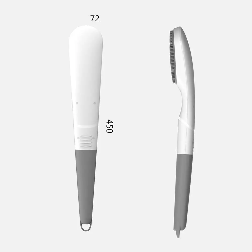 BellyLady Automatic Long Handle Soft Hair Electric Bath Brush for Adult Rub Back Shower Massage Tool