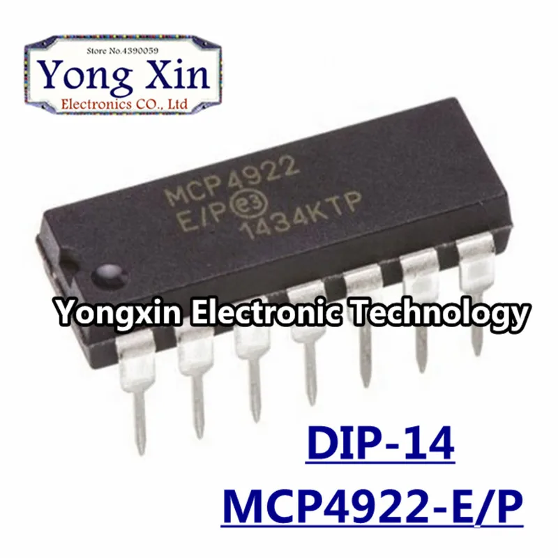 2 шт. MCP4922-E/P DIP-14 MCP4922 DIP14 | Обустройство дома