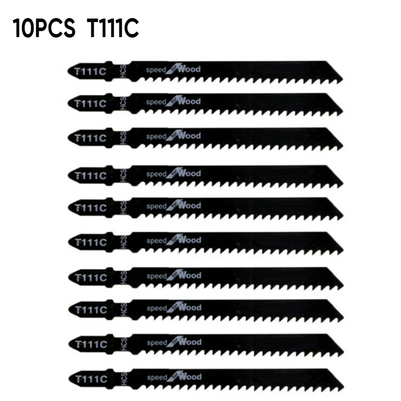 10* лезвие для лобзика 100 мм Т-образный хвостовик, лезвия для пилы, аксессуары, части для деревообработки, деревообрабатывающие лезвия для Makita Milwaukee
