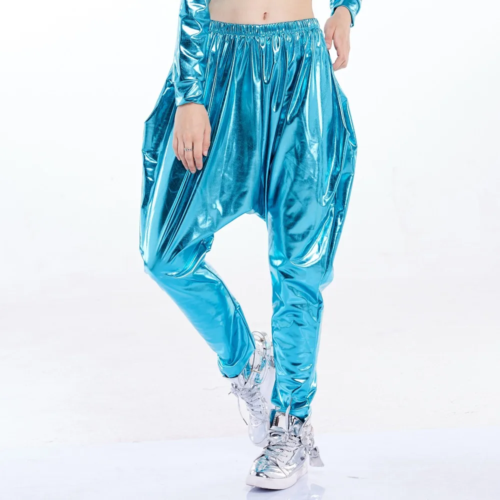 New Stage Performance Dance Pant,Women Harem Pants, Big Crotch Water