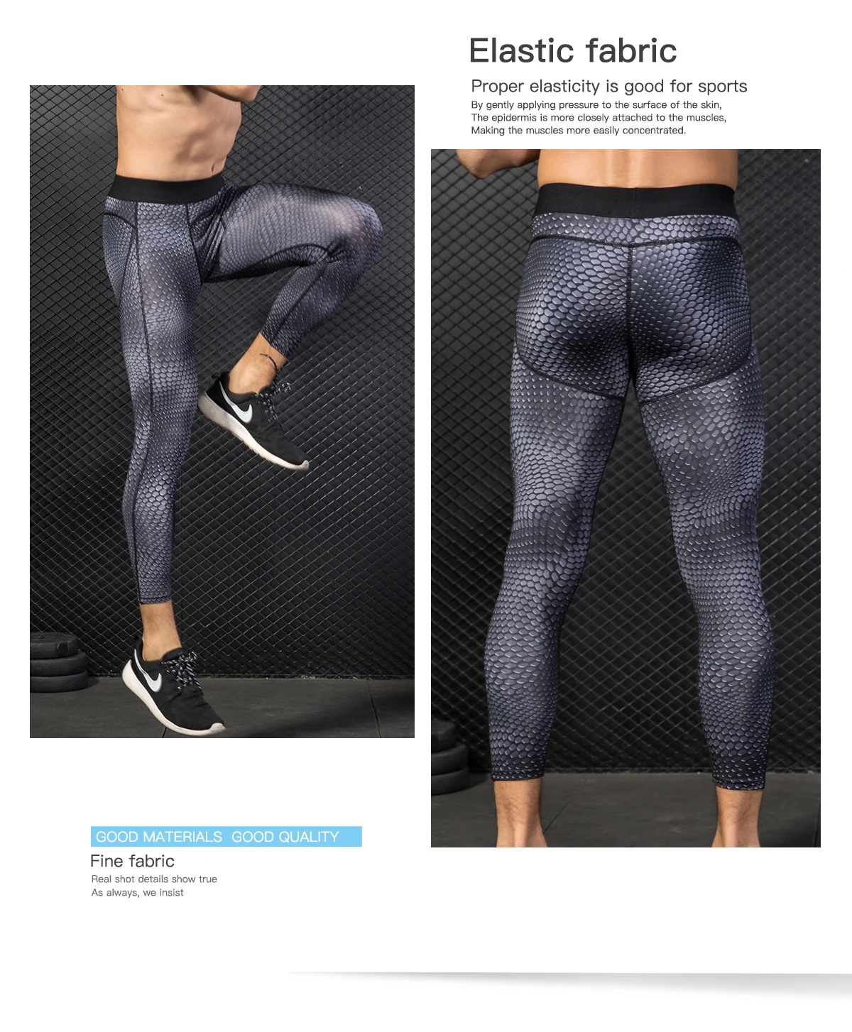 QUESHARK мужские s водонепроницаемые компрессионные Классные Спортивные укороченные колготки брюки Baselayer Леггинсы для йоги для фитнеса бодибилдинга