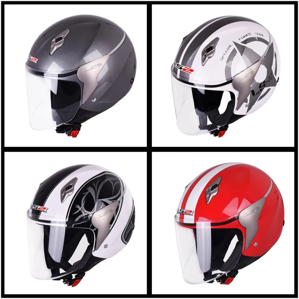 LS2 мотоциклетный шлем 3/4 с открытым лицом Casco Moto Capacetes de Motociclista скутер реактивный шлем мотоциклетный шлем каск