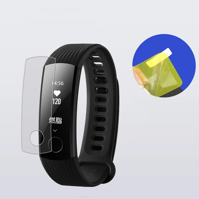 

2 pcs Smart Band Wristband Anti-Scratch Screen Protector For Huawei Honor Band 3 High Quality TPU Soft Protection Film