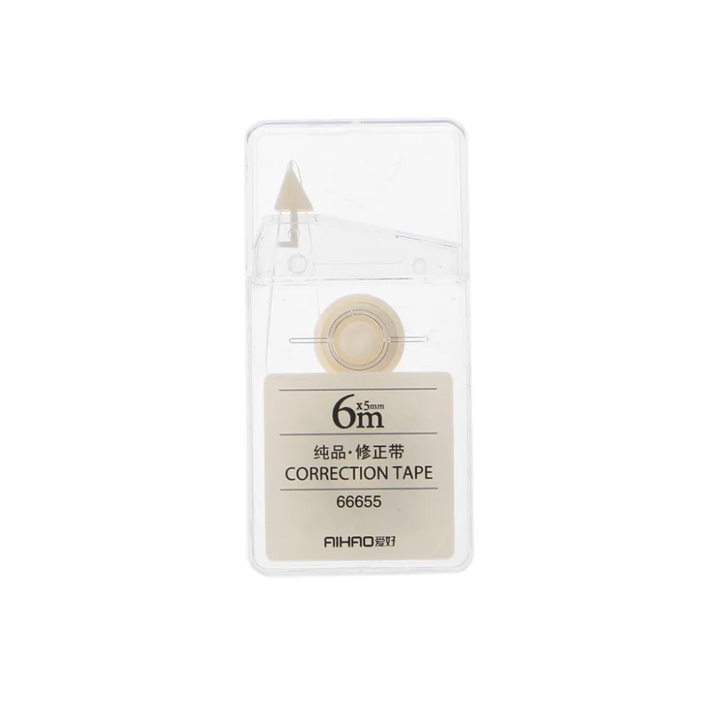 

Quick Dry Correction Tape Simple Style Roller White Out Easily School Stationery