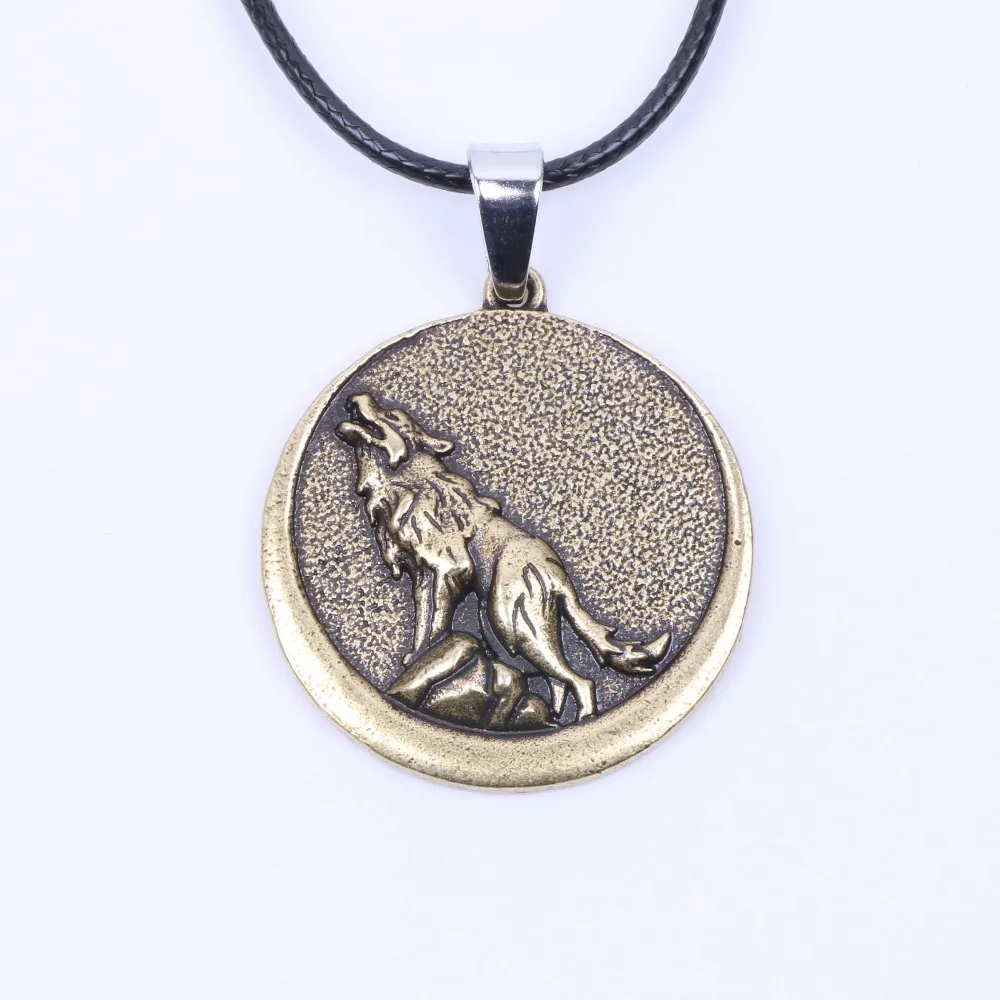 Ожерелье с подвеской Norse Vikings Howling Wolf Amulet оригинальные ювелирные изделия ручной