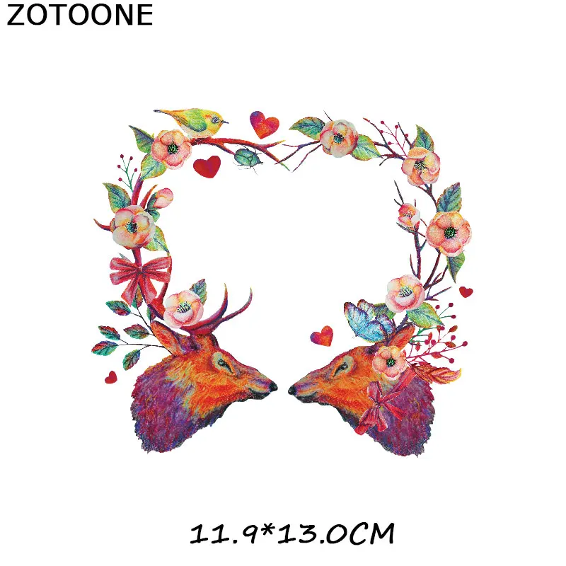 ZOTOONE простые цветы железные патчи для одежды Dreamcatchers теплопередача на одежду для футболок Наклейки Аппликации E - Цвет: 850