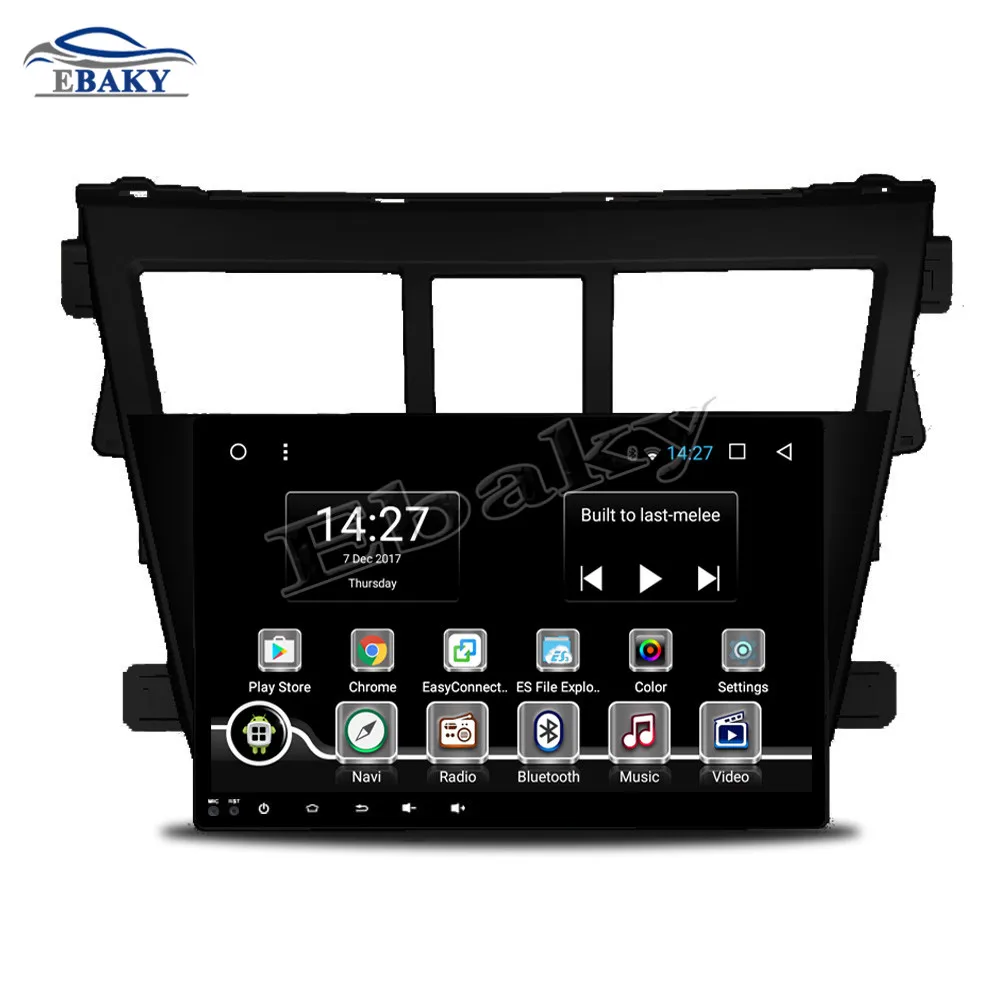 Perfect NaviTopia 9inch 1GB/2GB Quad Core/Octa Core Android 7.1/8.1 Car DVD Radio for Toyota VIOS 2008 2009 2010 2011 2012 2013 GPS/map 9