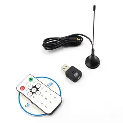 USB 2,0 цифровой DVB-T SDR dab fm HD ТВ тюнер вставляемый приемник RTL2832U R820T2 Поддержка для Windows 2000/XP/Vista/WIN7