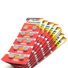 50pcs/lot 100% Original Panasonic 1.5V Button Cell Battery LR44 Lithium Coin Batteries A76 AG13 G13A LR44 LR1154 357A SR44