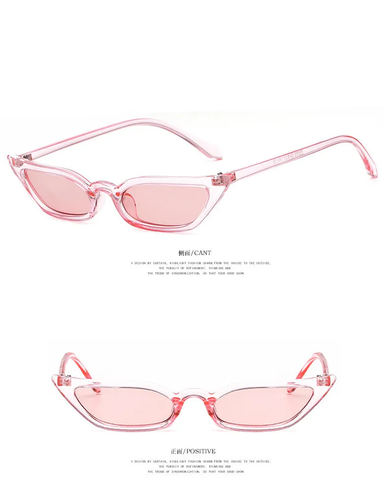 COOYOUNG маленький кошачий глаз солнцезащитные очки оттенок конфеты красочные женские очки солнцезащитные очки модные люнетты очки De Sol UV400
