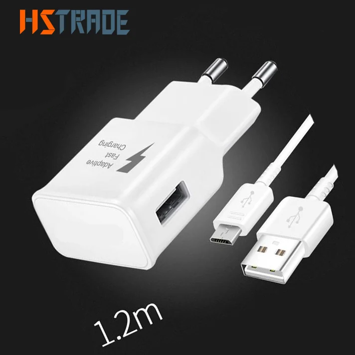 

For Samsung Fast Charger USB Power Adapter Quick Fast Charge 1.2M Type C Cable For Galaxy S10 S8 S9 Plus A3 A5 A7 2017 note 8 9