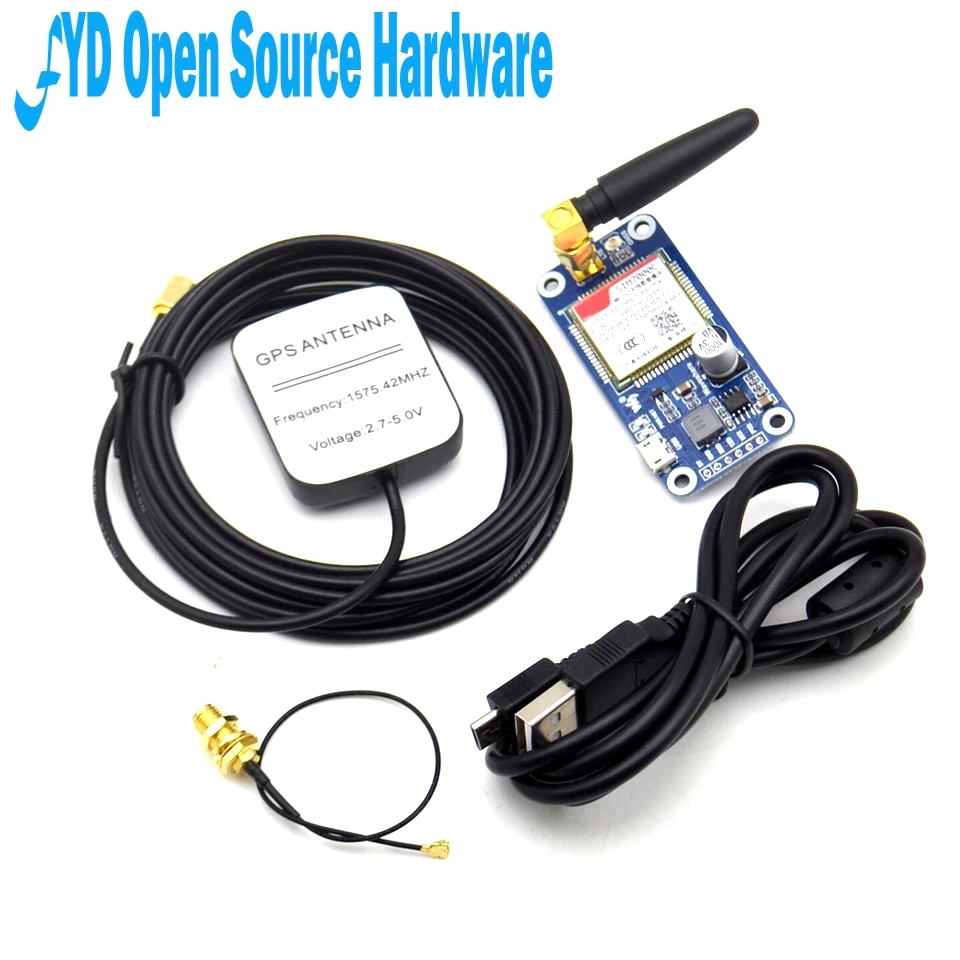 1 шт. SIM7000C GNSS GPS GPRS GSM Плата расширения для Raspberry Pi 2B/3B/3B +/Zero W/WH|Интегральные схемы| |