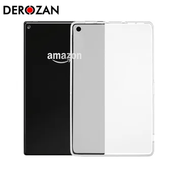 

Full Protecive Case for Amazon Fire HD 10 Tablet Cover For Amazon All new kindle 10th 2019 Transparent Soft Silicone Back Cover