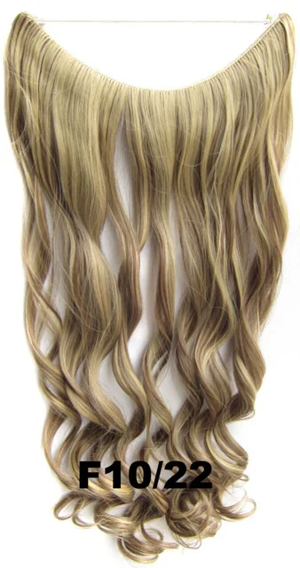 Девушка шоу длинные 2" Флип в синтетических волос завод волнистые волосы расширение FIH-888 32 Цвета, 100 г 1 шт - Цвет: FIH-888 Color F10-22