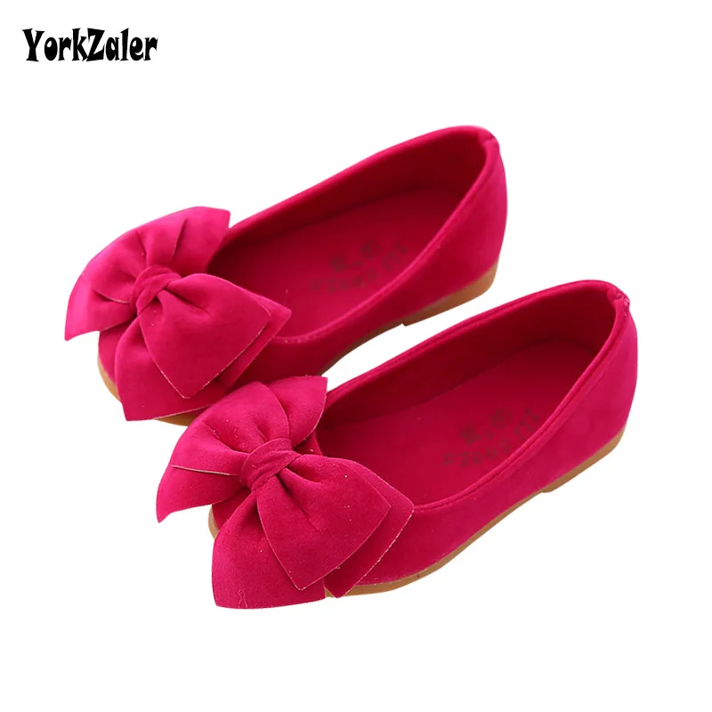 Yorkzaler обувь принцессы для маленьких девочек с бантом 2018 модные 3 цвета детская на