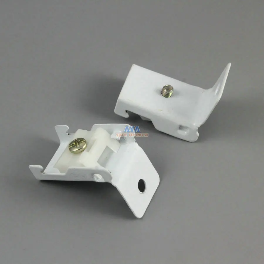 20 Pieces L Shape Curtain Track Bracket Curtain Track Brace 30x20x24mm