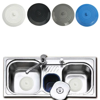 

Silicone Sink Plug Bathroom Kitchen Shower Anti Odor Shield Wash Sinks Bath Tubs Drain Hair Stopper Cover Filter Sink Strainer