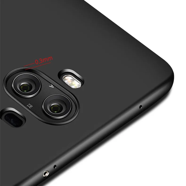 Ультра тонкий мягкий чехол для Huawei Mate 10 Pro mate10 матовая кожа Защитный 10pro полное
