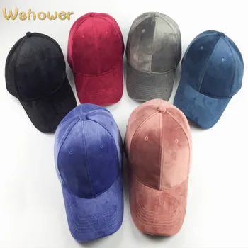 

Which in shower Plain Blank Baseball Cap Hip Hop Casual 6 Panel Suede Winter Hat Warm Women Men Velveteen Snapback Bone Gorras