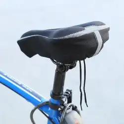 3D силиконовые MTB горный велосипед седло крышки удобные прочные езда на велосипеде велосипед часть седло подушка коврик аксессуары