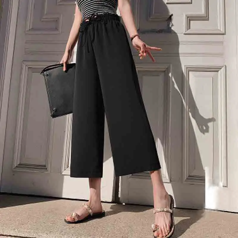 women clothes 2019 pantsNew Large Size Straight-barrel Broad-legged Pants with Slim and Fat Personality sexy top women clothes 2019 pantsNew Large Size Straight-barrel Broad-legged Pants with Slim and Fat Personality sexy top