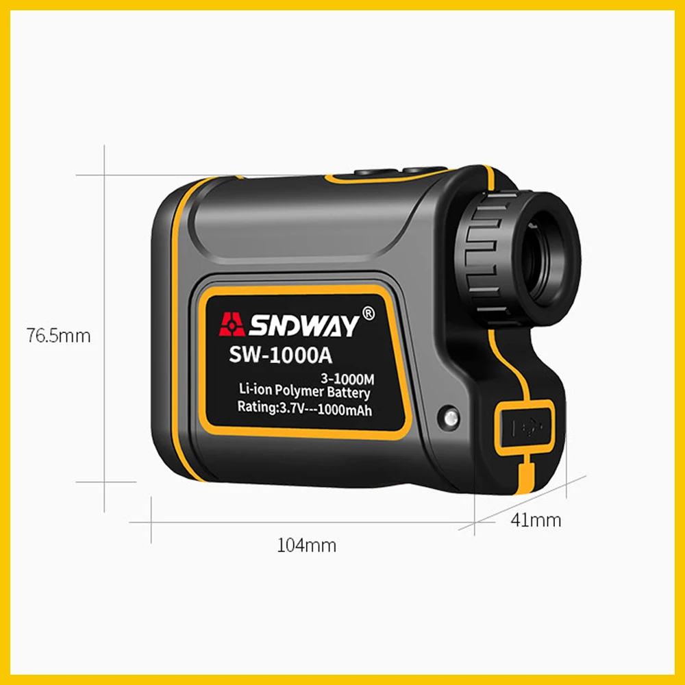 SNDWAY Laser Rangefinder Telescope 1000m Laser Distance Meter building Golf hunting laser Range Finder SW-1000A SNDWAY Laser Rangefinder Telescope 1000m Laser Distance Meter building Golf hunting laser Range Finder SW-1000A
