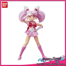 PrettyAngel-Подлинная Bandai S. H. Figuarts Pretty Guardian Сейлор Мун 20th ПВХ Сейлор Чиби Мун фигурка