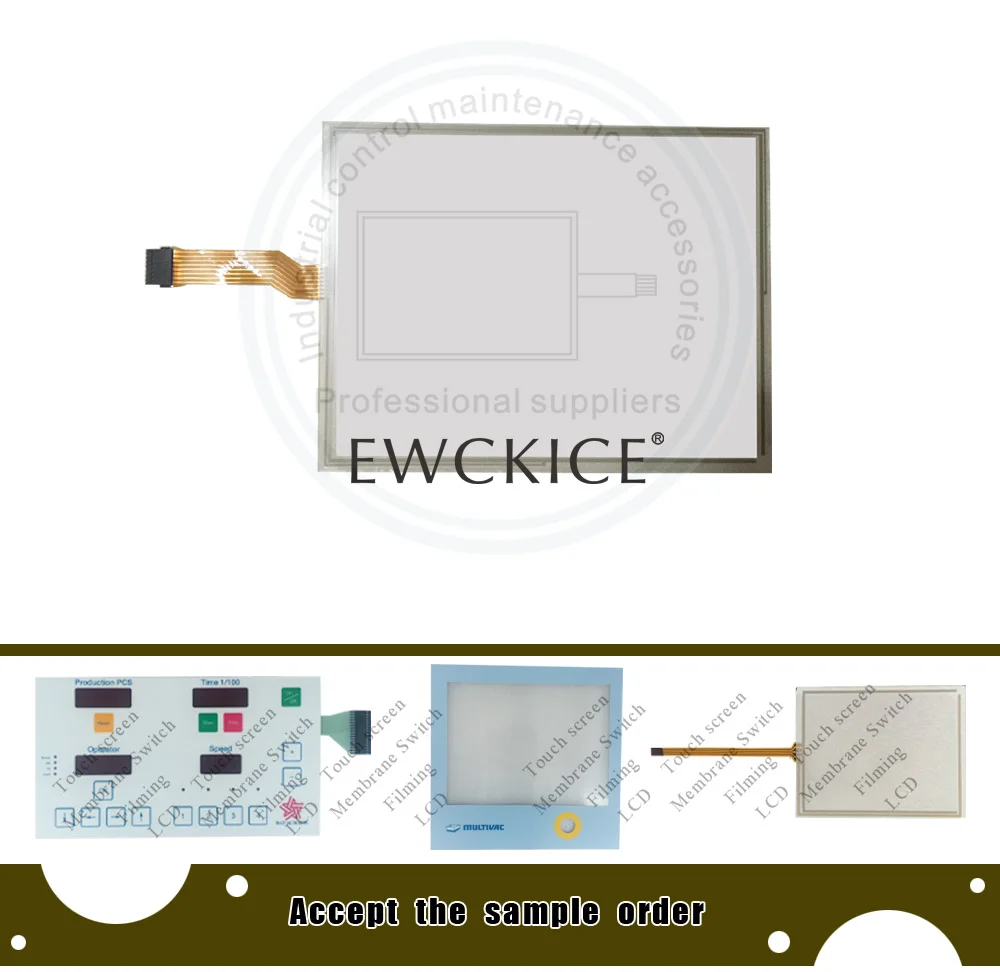 Новый PanelView Plus 1250 2711P-T12C4D5 2711P-T12C4D6 2711P-T12C4D7 2711P-T12C4D8 HMI plc сенсорный экран и передняя этикетка