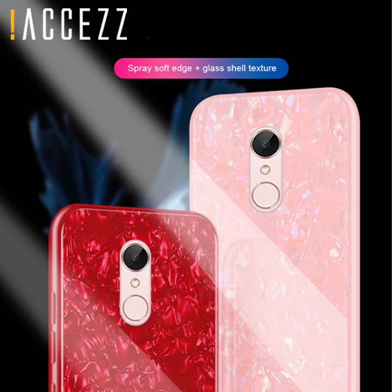 ! ACCEZZ роскошный мягкий Блестящий Защитный чехол для Redmi 5/5Plus цветной Чехол