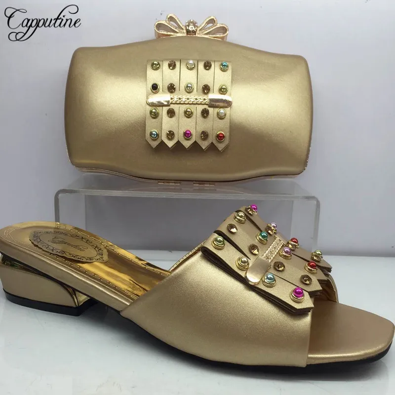De Cm Zapatos azul Decorado Y Dorado blanco Bolsos amarillo Imitación Juego Con oro Negro Capputine Africano Color rojo 4 Bajo Bolsa Diamantes plata Fiesta Bl985c Tacón xzXRnqaWw