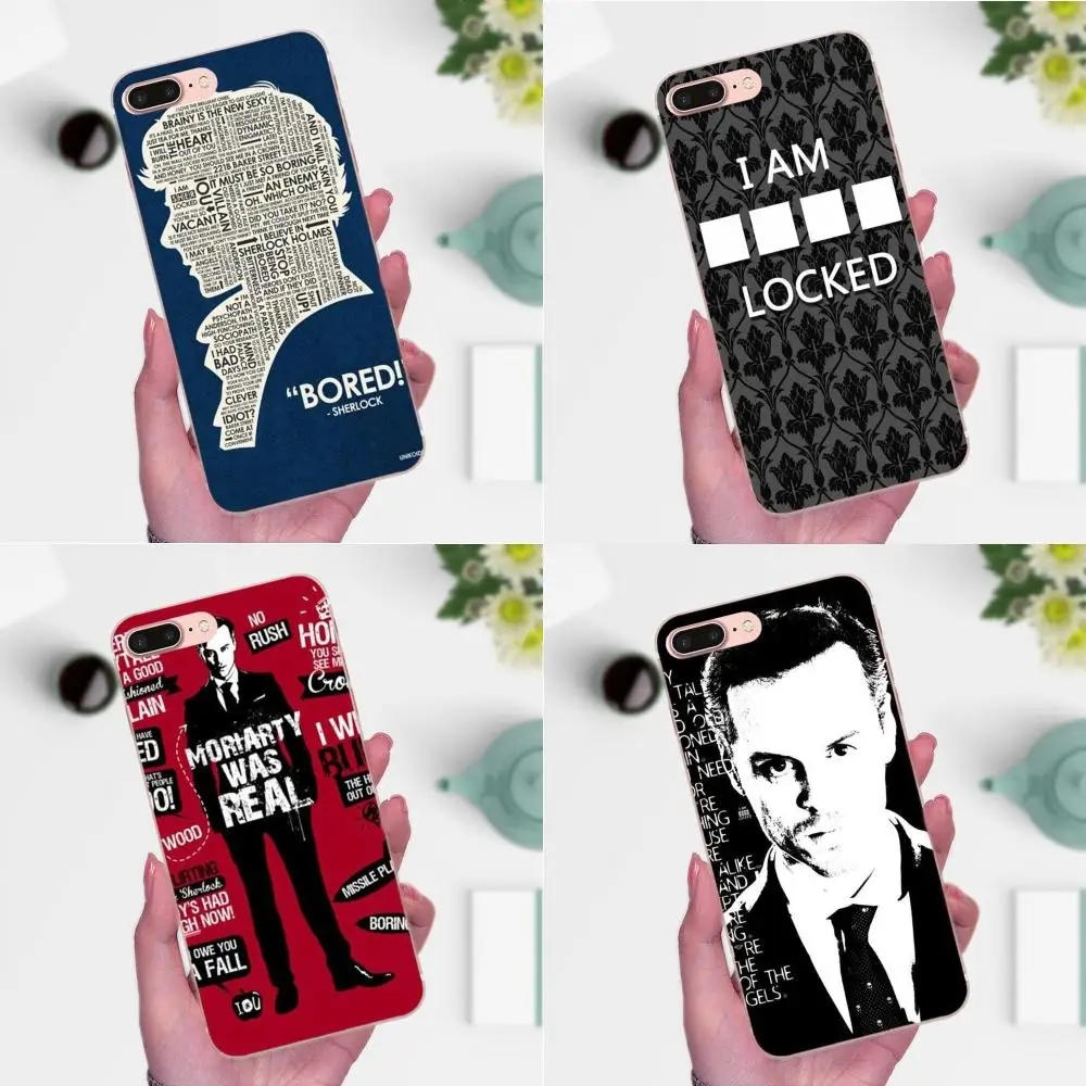Jim Moriarty Sherlock Holmes Multi Colors Quote Case Slim For Huawei Mate 7 8 9 10 20 P8 P9 P10 P20 P30 Lite Plus Pro 2017 | Мобильные