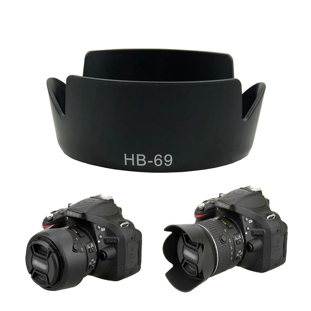Объектив камеры HB 69 HB69 байонетная бленда объектива для Nikon D5300 D5200 D3300 D3200 AF S DX 18 55 мм