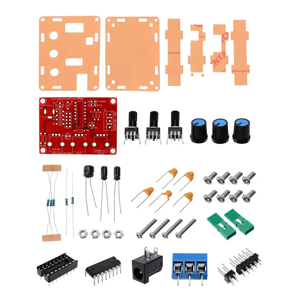 

New Signal Generator Sine Triangle Square Sawtooth Module DIY Kit Sine/Triangle/Square Wave 1Hz-1MHz Frequency