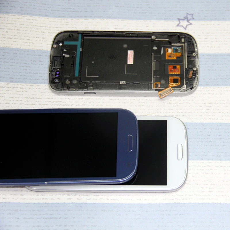 I9300 lcd для SAMSUNG GALAXY S3 i9300 дисплей сенсорный экран дигитайзер с рамкой Galaxy lcd|Экраны