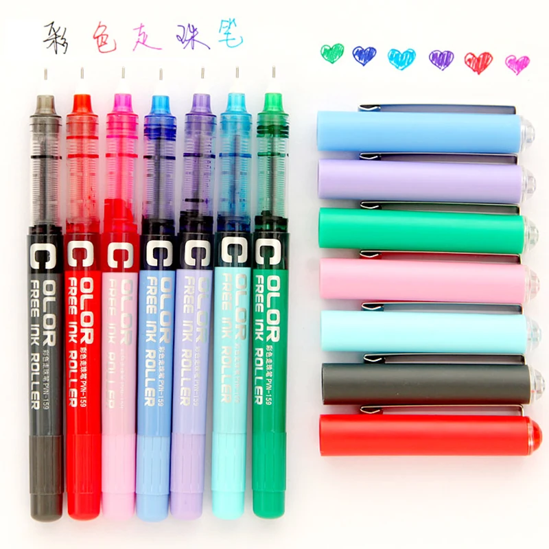 0,38 мм милые красочные чернила гелевые ручки креативные Kawaii маркер ручка для детей студентов письма подарок канцелярские принадлежности для офиса и школы