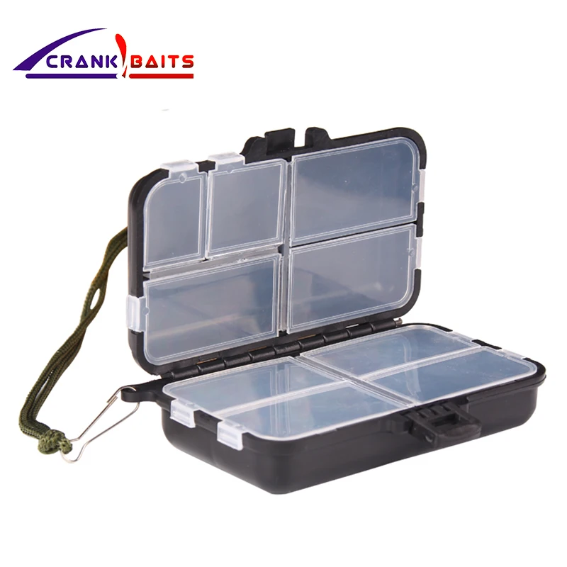 

CRANK BAITS brand 9 Compartments Storage Case Fly Fishing Lure Spoon Hook Bait Tackle Case Box Fishing Accessories Tools YB227