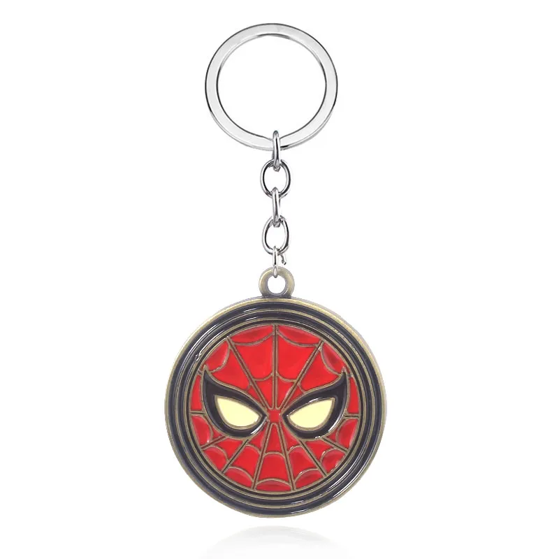 Ретро Веном супергерой брелки винтажный Человек-паук далеко от дома костюм брелок для ключей с логотипом автомобиля для мужчин сувенирные украшения - Цвет: K322