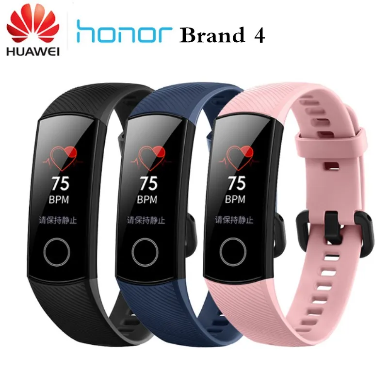 Оригинальный huawei Honor Band 4 смарт-Браслет фитнес-трекер 0 95 &quotсенсорный экран