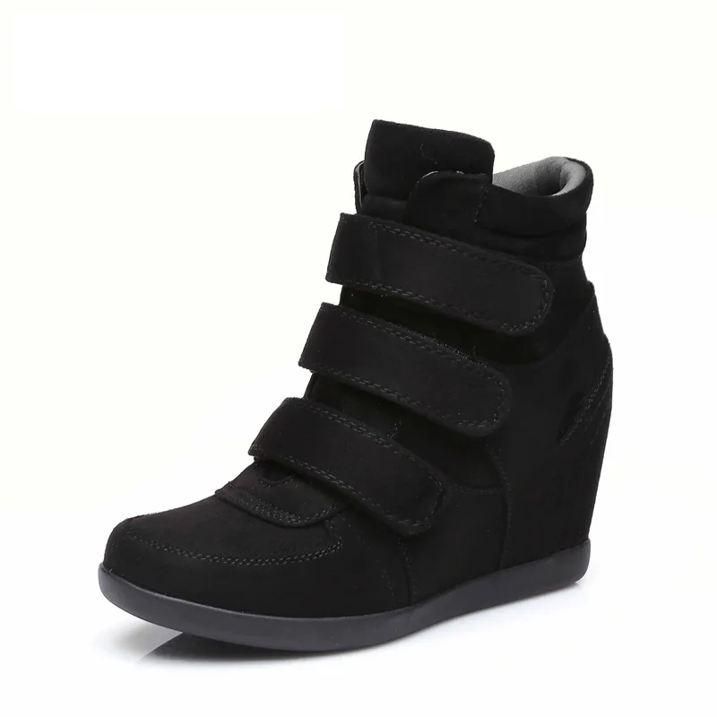 2019 new fashion retro Increase within female boots spring and autumn hot sale Korean version of ...