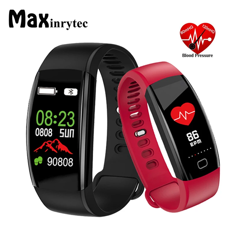 

F64HR Fitness bracelet Heart rate Smart band IP68 Waterproof Blood pressure oxygen monitor Fitness tracker GPS smart watch