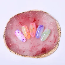 1 шт. палитра кольцо на палец пластина красочные акриловые УФ гель-лаки для рисования пластины из нержавеющей стали дизайн ногтей DIY инструмент