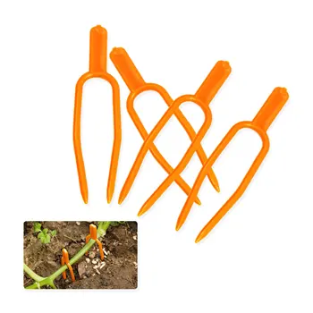

Agriculture Tools 50pcs Garden Supplies Plastic Quality Plant Clips fixing fastening Fixture clamp strawberry fork Farming Clip